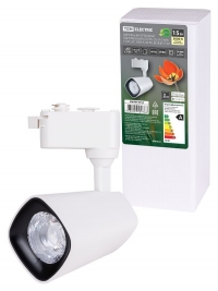 Светильник трековый однофазный LED TRL-02-015-WW 15 Вт, 24°, 3000 К, 90 Ra, белый, TDM .  TDM Electric