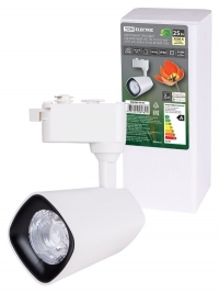 Светильник трековый однофазный LED TRL-02-025-WW 25 Вт, 24°, 3000 К, 90 Ra, белый, TDM .  TDM Electric