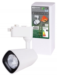 Светильник трековый однофазный LED TRL-02-025-NW 25 Вт, 24°, 4000 К, 90 Ra, белый, TDM .  TDM Electric