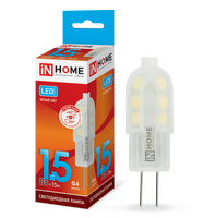 Лампа сд LED-JC-VC 1.5Вт 12В G4 4000К 135Лм IN HOME IN HOME