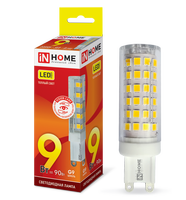 Лампа сд LED-JCD-VC 9Вт 230В G9 3000К 810Лм IN HOME IN HOME