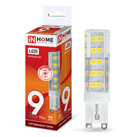 Лампа сд LED-JCD-VC 9Вт 230В G9 6500К 810Лм IN HOME IN HOME