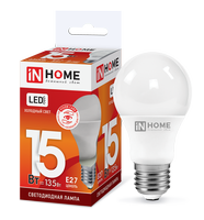 Лампа сд LED-A60-VC 15Вт 230В Е27 6500К 1350Лм IN HOME IN HOME