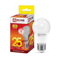 Лампа сд LED-A65-VC 25Вт 230В Е27 3000К 2250Лм IN HOME IN HOME