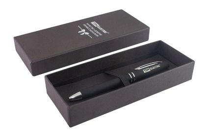 Ручка черная покрытие Soft touch в подарочном футляре TDM TDM Electric
