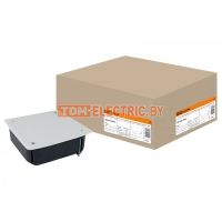 Распаячная коробка СП 115х115х45мм, крышка, метал. лапки, IP20, TDM  TDM Electric