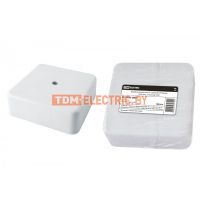 Коробка распаячная КР 50х50х20 ОП белая, IP40, инд. штрихкод TDM  TDM Electric