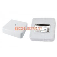 Коробка распаячная КР 75х75х20 ОП белая, IP40, инд. штрихкод TDM  TDM Electric
