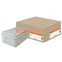 Распаячная коробка ОП 120х80х50мм, крышка, IP55, 6 вх., без гермовводов TDM  TDM Electric