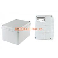 Распаячная коробка ОП 150х110х85мм, крышка, IP44, гладкие стенки, инд. штрихкод, TDM  TDM Electric