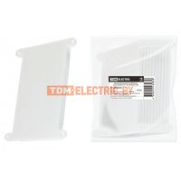 Крышка финишная 124х80 белая (для коробки СП 118х76х60мм) TDM  TDM Electric