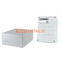 Распаячная коробка ОП 240х195х90мм, крышка, IP44, кабельные ввода d28-3 шт., d37-2 шт., TDM  TDM Electric