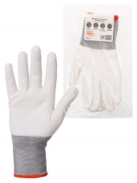 Перчатки полиамидные "Контакт-Сенс", полиуретановое покрытие, 7, 15 кл., 24-26 г, 1 пара, TDM .  TDM Electric