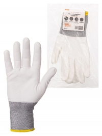 Перчатки полиамидные "Контакт-Сенс", полиуретановое покрытие, 8, 15 кл., 27-28 г, 1 пара, TDM .  TDM Electric