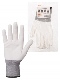 Перчатки полиамидные "Контакт-Сенс", полиуретановое покрытие, 10, 15 кл., 32-34 г, 1 пара, TDM .  TDM Electric