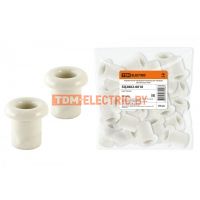 Керамический проходной изолятор для провода белый (25шт) TDM  TDM Electric