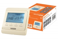 Термостат для теплых полов электронный ТТПЭ-1 16А 250В с датчиком 3м сл. кость TDM .  TDM Electric