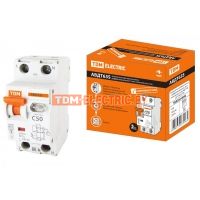 Автоматический Выключатель Дифференциального тока селективного типа АВДТ 63S C50 100мА TDM  TDM Electric
