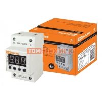 Реле напряжения 1ф серии РН 2 40А-220В (LED-дисплей) TDM  TDM Electric