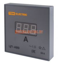 Цифровой амперметр ЦП-А80 60А-1,0 (без поверки) TDM  TDM Electric