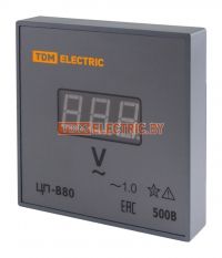 Цифровой вольтметр ЦП-В80 500В-1,0 (без поверки) TDM  TDM Electric