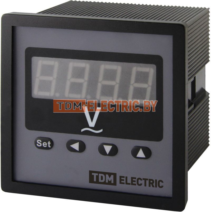 Цифровой вольтметр ЦП-В72 0-9999В-0,5-Р TDM  TDM Electric