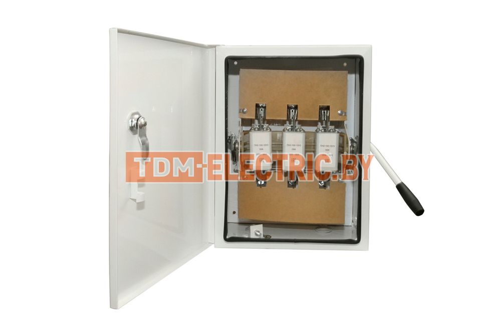 Ящик с блоком "рубильник-предохранитель" ЯБПВУ-100А IP54 (с ПН-2) модификация2 TDM  TDM Electric
