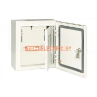 Корпус металлический ЩУ-1ф/1-1-6 IP66 (2 двери) (310х300х150) TDM  TDM Electric