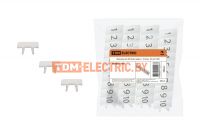 Маркеры для ЗКБ 6мм2 цифры 1-10 (упак. 100 шт.) TDM  TDM Electric
