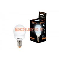 Лампа энергосберегающая КЛЛ-G45-11 Вт-4000 К–Е14 TDM  TDM Electric