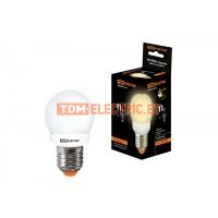 Лампа энергосберегающая КЛЛ-G45-11 Вт-2700 К–Е27 TDM  TDM Electric