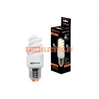 Лампа энергосберегающая КЛЛ-FSТ2-9 Вт-2700 К–Е27 КОМПАКТ (35х95 мм) TDM  TDM Electric