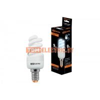 Лампа энергосберегающая КЛЛ-FSТ2-9 Вт-4000 К–Е14 КОМПАКТ (35х95 мм) TDM  TDM Electric