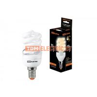 Лампа энергосберегающая КЛЛ-FSТ2-11 Вт-2700 К–Е14 (40х93 мм) TDM  TDM Electric