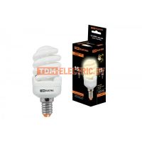 Лампа энергосберегающая КЛЛ-FSТ2-15 Вт-2700 К–Е14 КОМПАКТ (40х98 мм) TDM  TDM Electric