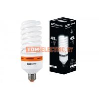 Лампа энергосберегающая КЛЛ -FS-45 Вт-2700 К–Е27 (73х196 мм) TDM.  TDM Electric