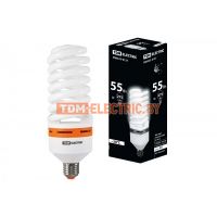 Лампа энергосберегающая КЛЛ-FS-55 Вт-2700 К–Е27 (73х218 мм) TDM  TDM Electric