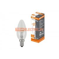 Лампа накаливания "Свеча прозрачная" 40 Вт-230 В-Е14 TDM   TDM Electric