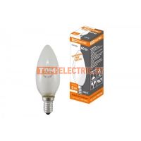 Лампа накаливания "Свеча матовая" 60 Вт-230 В-Е14 TDM   TDM Electric