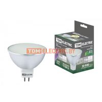 Лампа светодиодная MR16-7 Вт-220 В -3000 К–GU 5,3 SMD (с матовым стеклом) TDM  TDM Electric
