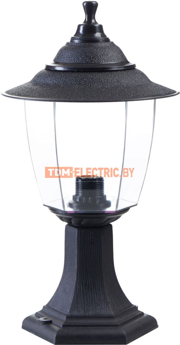 Светильник Прага Эл-11-72 60 Вт Е27 напольный черный, прозрачный плафон TDM  TDM Electric