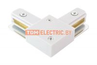 Коннектор L-образный для шинопровода TLC-01-WH-L, белый, TDM .  TDM Electric