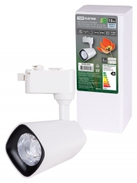 Светильник трековый однофазный LED TRL-02-015-NW 15 Вт, 24°, 4000 К, 90 Ra, белый, TDM .  TDM Electric