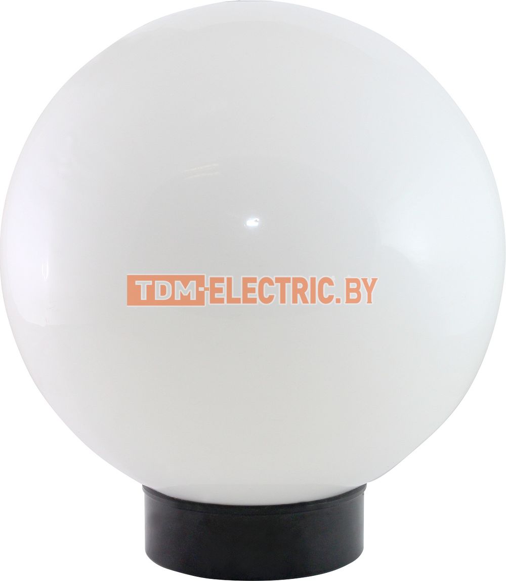 Светильник НТУ 03- 60-200 шар d=200 мм IP54 (опал ПММА, основание плоское ПК, Е27) TDM  TDM Electric