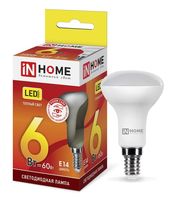 Лампа сд LED-R50-VC 6Вт 230В Е14 3000К 480Лм IN HOME IN HOME