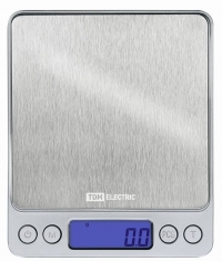 Весы электронные настольные "Дельта", деление 0,1 г, макс. 3 кг, серебро, TDM .  TDM Electric