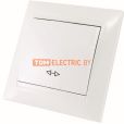 Перекрестный выключатель 1-кл. 10А белый "Лама" TDM  TDM Electric