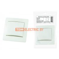 Выключатель 1 кл. 10А белый "Таймыр" (пром. упак., бакелит. основание) TDM  TDM Electric