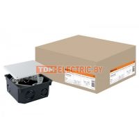 Распаячная коробка СП 110х110х50мм, крышка, клеммник, IP20, TDM  TDM Electric