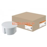 Распаячная коробка СП D80х40мм, крышка, серая, IP20, TDM SQ1402-1004 TDM Electric